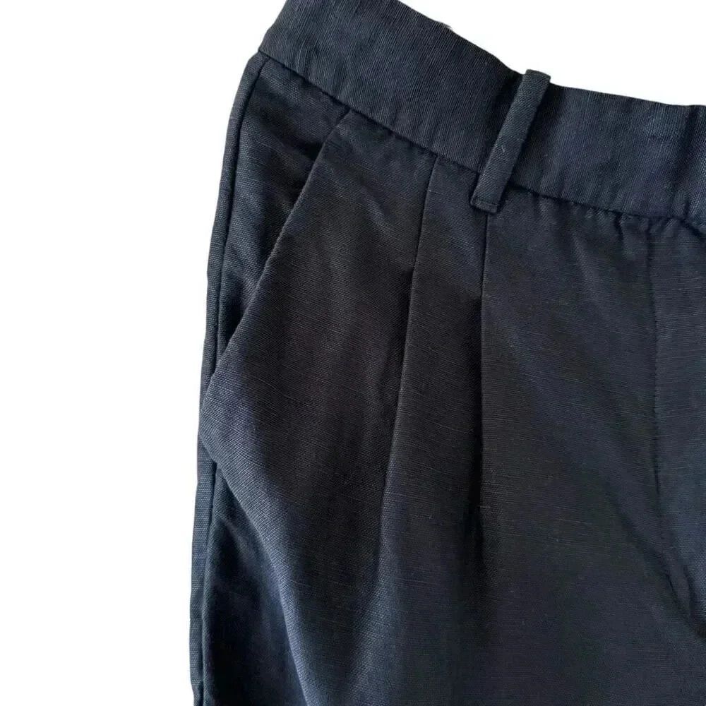 Aritzia Wilfred The Effortlessp High Rise Pleated Wide Leg Pants SZ 12 #2261 - Picture 2 of 16